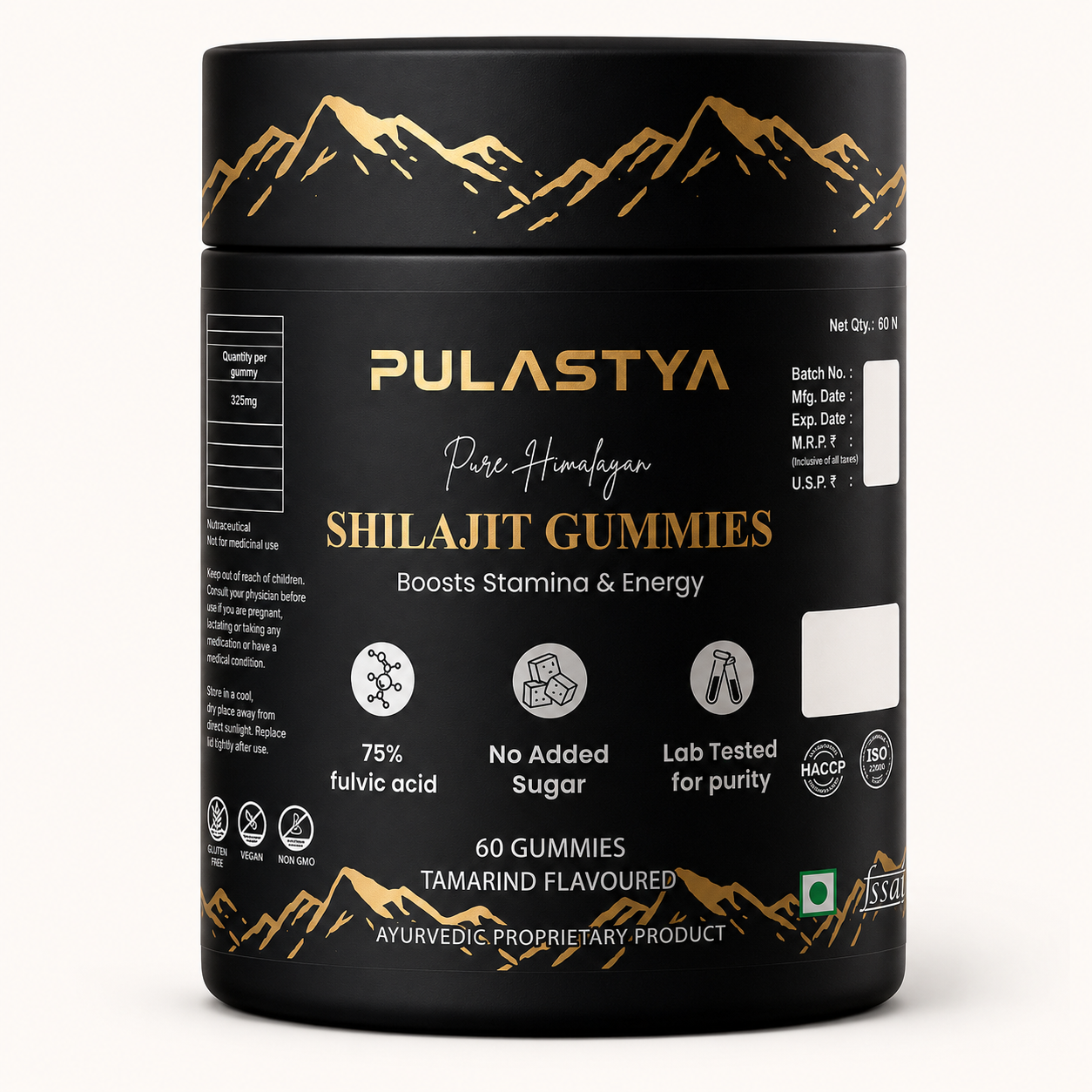 Pulastya Shilajit Gold Resin | Ayurvedic Energy & Vitality Booster | 20GM