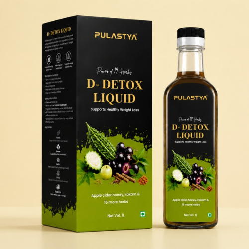 Pulastya D DETOX Juice | Helps in Weight Management | 1L