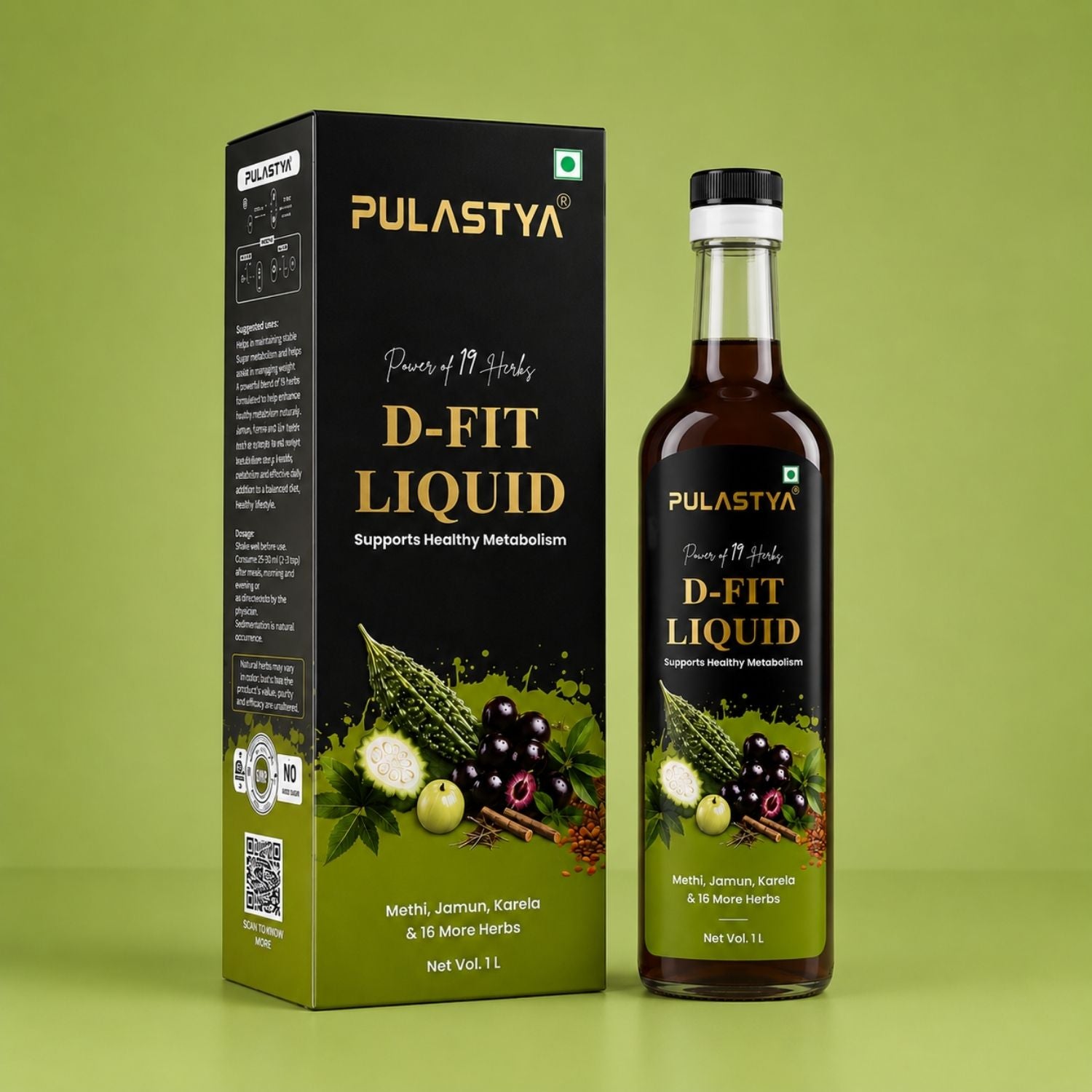 Pulastya D FIT Juice | Control Blood Sugar level | 1L